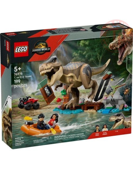 Fuga sul fiume dal T. rex LEGO JURASSIC WORLD 76975 LEGO
