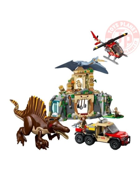 MISSIONE AEREA CON SPINOSAURO E QUETZALCOATLUS LEGO JURASSIC WORLD 76976 LEGO