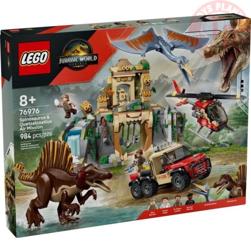 MISSIONE AEREA CON SPINOSAURO E QUETZALCOATLUS LEGO JURASSIC WORLD 76976 LEGO