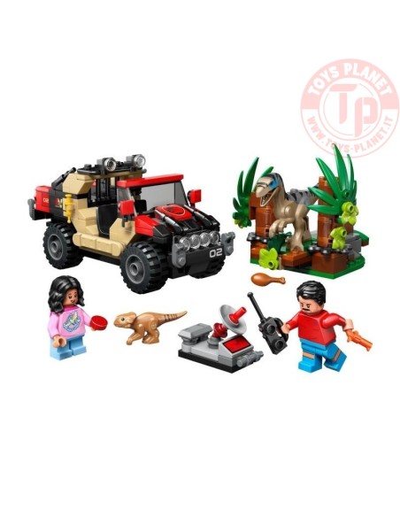 FUGA DAL RAPTOR SUL FUORISTRADA LEGO JURASSIC WORLD 76972 LEGO