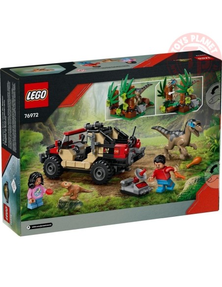 FUGA DAL RAPTOR SUL FUORISTRADA LEGO JURASSIC WORLD 76972 LEGO