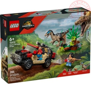 FUGA DAL RAPTOR SUL FUORISTRADA LEGO JURASSIC WORLD 76972 LEGO