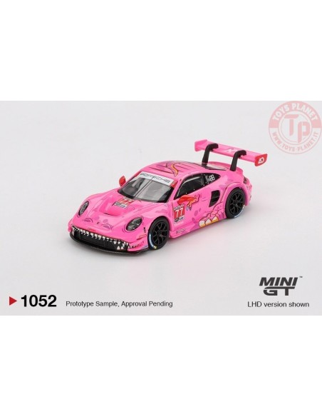 1:64 PORSCHE 911 (992) GT3 R n77 AO RACING ROAD AMERICA 2024 MGT01052-L MINI GT