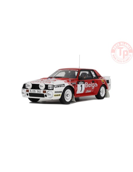 1:18 TOYOTA CELICA TWIN CAM WHITE J. KANKKUNEN HASPENGOUW RALLY 1985 OT1143 OTTOMOBILE