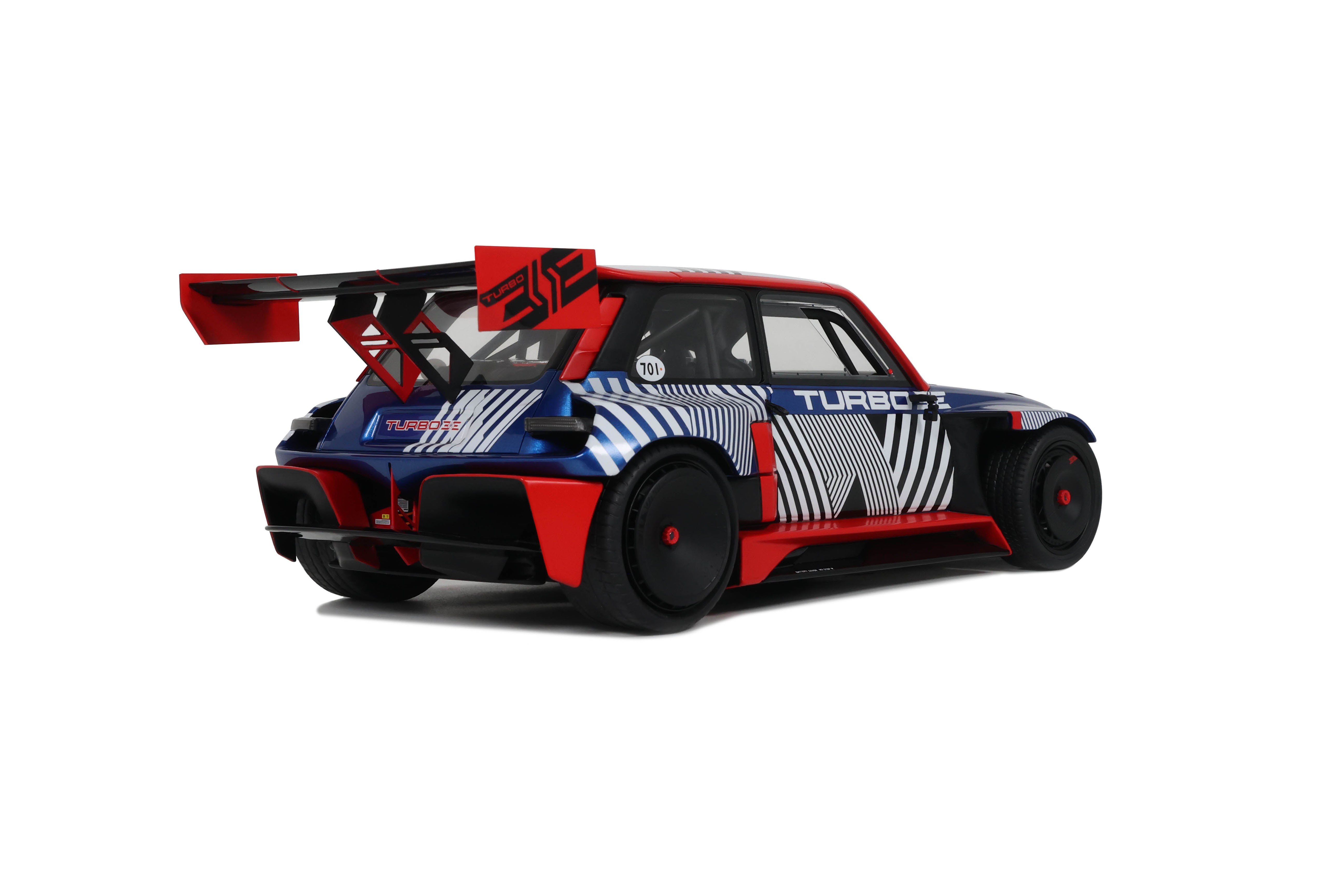 Ottomobile 1/18 Renault R5 Turbo 3E E-Tech 2023 - Bleu/Rouge - OT1175