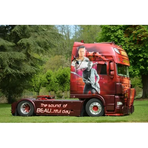 DAF XF 105 SUPER SPACE CAB 4X2 TRANSPORTS BEAU WSI 01-4509 WSI MODELS