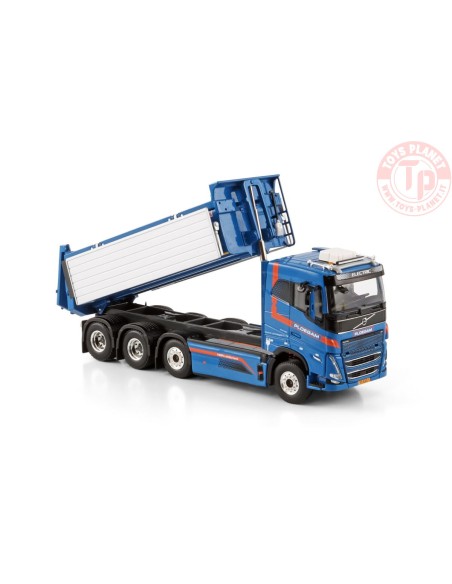 VOLVO FH5 SLEEPER CAB ELECTRIC TIPPER TRUCK 8X4 Ploegam WSI 01-4621 WSI MODELS