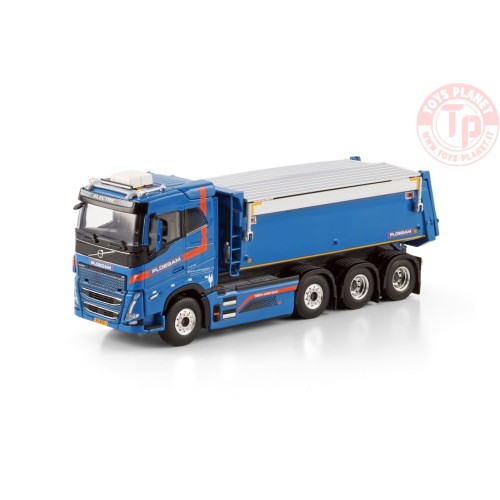 VOLVO FH5 SLEEPER CAB ELECTRIC TIPPER TRUCK 8X4 Ploegam WSI 01-4621 WSI MODELS