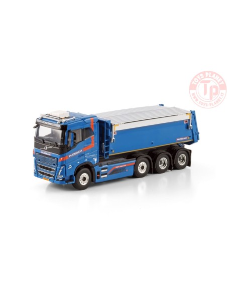 VOLVO FH5 SLEEPER CAB ELECTRIC TIPPER TRUCK 8X4 Ploegam WSI 01-4621 WSI MODELS