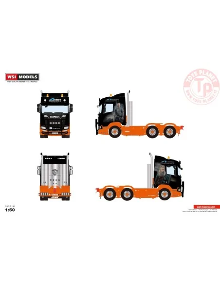 SCANIA R NORMAL CR20N 6X4 Element og Spesialtransport WSI 01-4659 WSI MODELS
