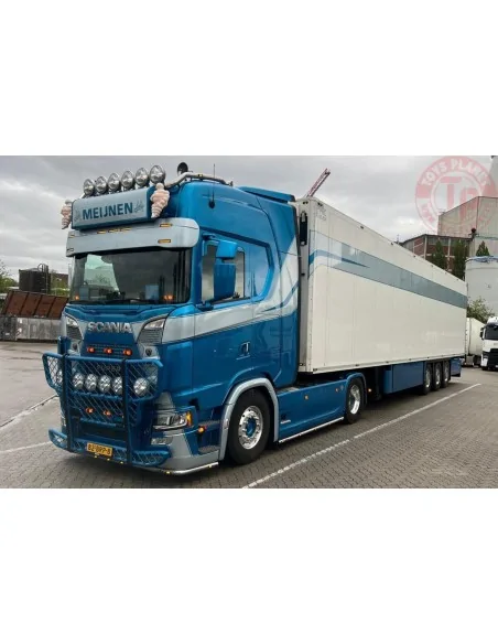 SCANIA S HIGHLINE CS20H 4X2 REEFER TRAILER - 3 AXLE Meijnen Transport WSI 01-4619 WSI MODELS