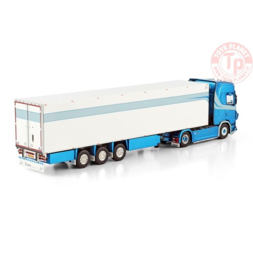 SCANIA S HIGHLINE CS20H 4X2 REEFER TRAILER - 3 AXLE Meijnen Transport WSI 01-4619 WSI MODELS