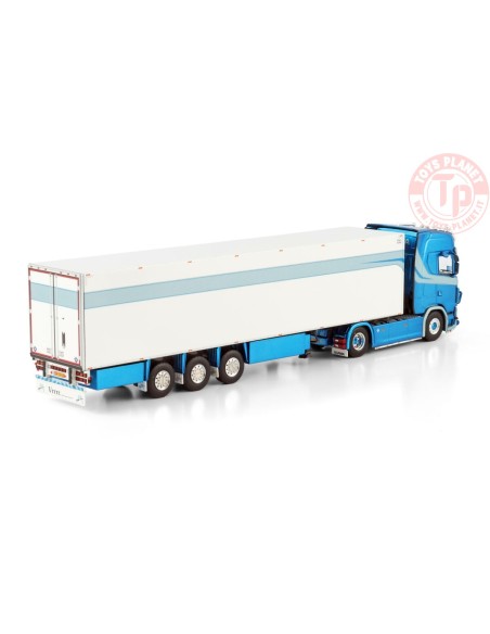 SCANIA S HIGHLINE CS20H 4X2 REEFER TRAILER - 3 AXLE Meijnen Transport WSI 01-4619 WSI MODELS