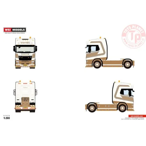 SCANIA R HIGHLINE CR20H 4X2 Van Hees WSI 01-4645 WSI MODELS