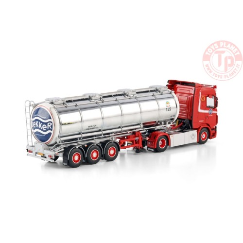 SCANIA S NORMAL CS20N 4X2 TANK TRAILER - 3 AXLE Dekker Tanktransport BV WSI 01-4702 WSI MODELS