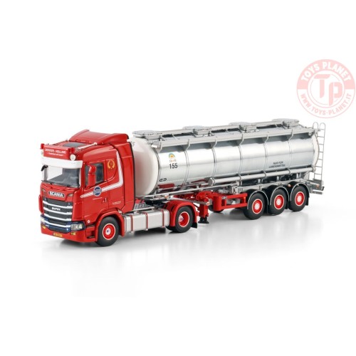 SCANIA S NORMAL CS20N 4X2 TANK TRAILER - 3 AXLE Dekker Tanktransport BV WSI 01-4702 WSI MODELS