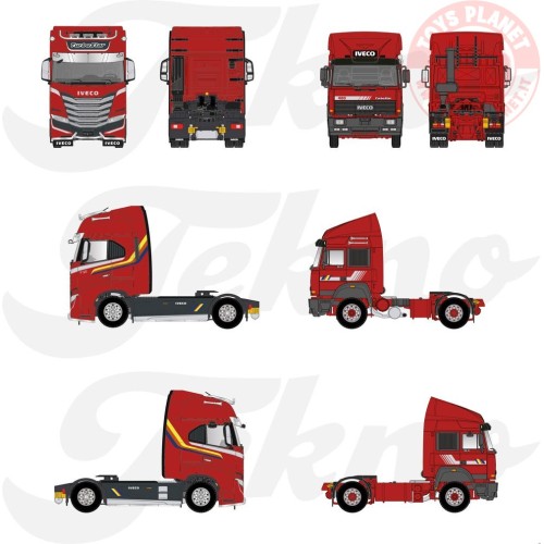1:50 Iveco Set turbostar 190-48 - s way TEKNO 89500 TEKNO