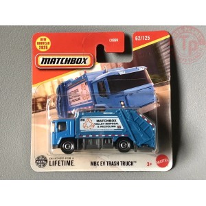 1/64 MBX EV TRASH TRUCKS MATCHBOX JBR32 MATCHBOX