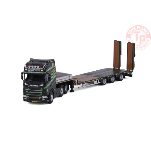 1/50 Scania S Highline Semi low loaderDe Groen Transport BV CAVALLINO 20-1287 CAVALLINO