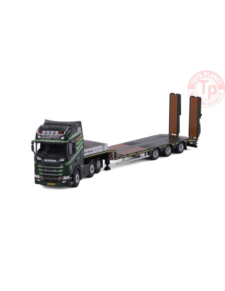 1/50 Scania S Highline Semi low loaderDe Groen Transport BV CAVALLINO 20-1287 CAVALLINO