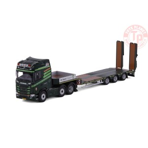 1/50 Scania S Highline Semi low loaderDe Groen Transport BV CAVALLINO 20-1287 CAVALLINO
