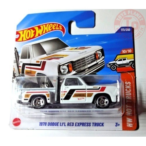 1/64 1978 DODGE LI’L RED EXPRESS TRUCK HOT WHEELS JBB03 HOT WHEELS