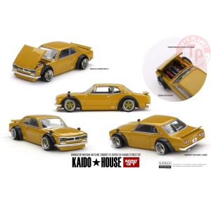 1:64 NISSAN SKYLINE GT-R (KPGC10) KAIDO STREET V2 1969 KHMG228 Mini Gt