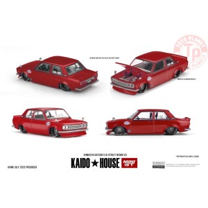 1:64 DATSUN 510 STREET NISMO V3 1969 KHMG229 Mini Gt