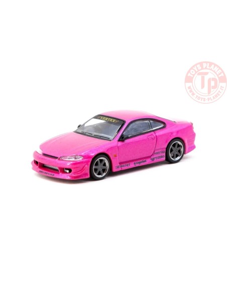 1/64 Vertex Nissan Silvia (S15) Pink Metallic T64G-023-PI TARMAC WORKS 1/64 Vertex Nissan Silvia (S15) Pink Metallic T64G-023-PI TARMAC WORKS