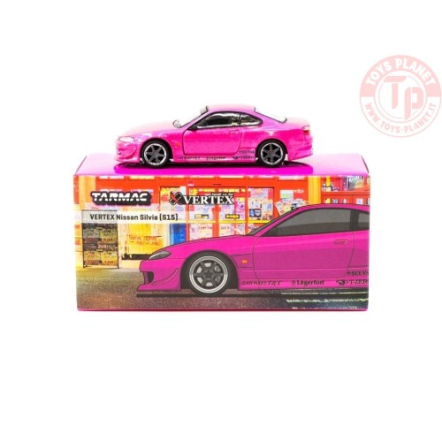 1/64 Vertex Nissan Silvia (S15) Pink Metallic T64G-023-PI TARMAC WORKS