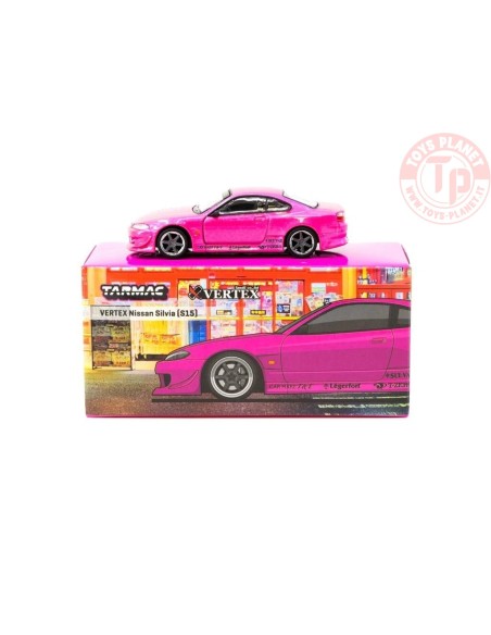 1/64 Vertex Nissan Silvia (S15) Pink Metallic T64G-023-PI TARMAC WORKS