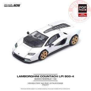 1/64 Lamborghini Countach LPI 800-4 - Bianco Siderale PR64-117 POP RACE