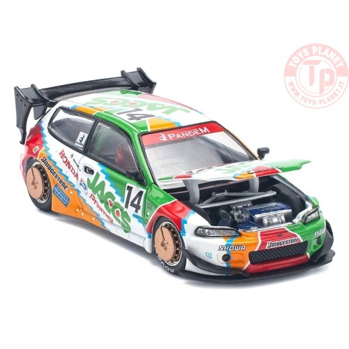 1/64 Pandem Civic EG6 N14 PR64-128 POP RACE