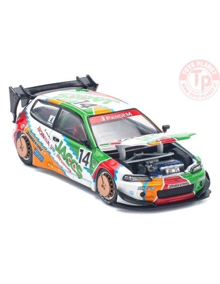 1/64 Pandem Civic EG6 N14 PR64-128 POP RACE