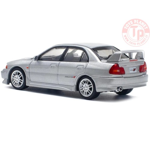 1/64 Mitsubishi Lancer Evolution IV Silver PR64-140 POP RACE