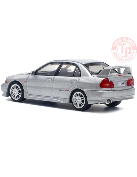 1/64 Mitsubishi Lancer Evolution IV Silver PR64-140 POP RACE