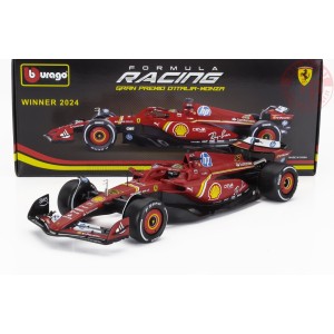1/18 FERRARI F1 SF-24 TEAM SCUDERIA FERRARI N 16 WINNER ITALY MONZA GP 2024 CHARLES LECLERC BURAGO 18-16815-L-MONZA BURAGO
