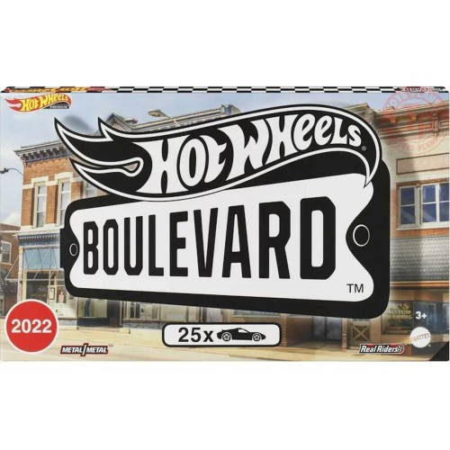 1/64 hot wheels boulevard deluxe mix box con 25 auto HOT WHEELS HJT52 HOT WHEELS