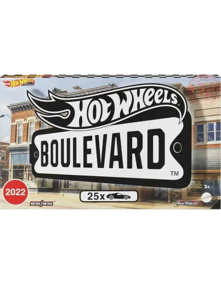 1/64 hot wheels boulevard deluxe mix box con 25 auto HOT WHEELS HJT52 HOT WHEELS