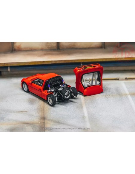 1/64 FORD RS200 rosso TARMAC T64PR-001-RE TARMAC WORKS