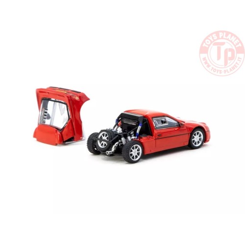1/64 FORD RS200 rosso TARMAC T64PR-001-RE TARMAC WORKS