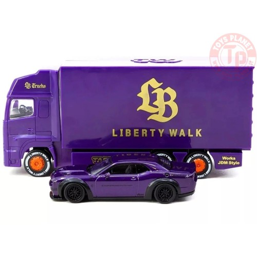 1/64 DODGE CHALLENGER SRT HELLCAT CON TRASPORTATORE T64G-TL039-PU- TARMAC WORKS