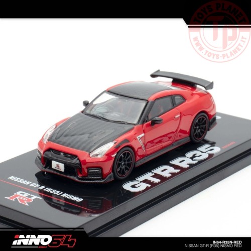 1/64 NISSAN GT-R (R35) NISMO Rosso IN64-R35N-RED INNO MODELS