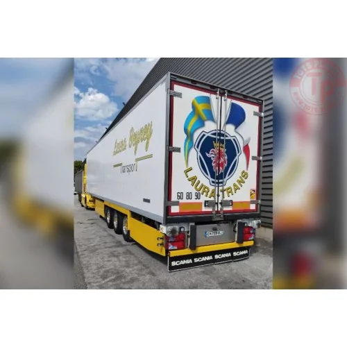 SCANIA STREAMLINE TOPLINE 4X2 REEFER TRAILER - 3 AXLE Lauratrans WSI 01-4612 WSI MODELS