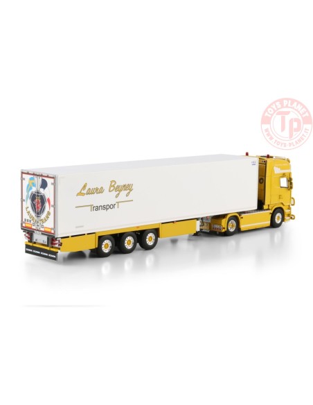 SCANIA STREAMLINE TOPLINE 4X2 REEFER TRAILER - 3 AXLE Lauratrans WSI 01-4612 WSI MODELS