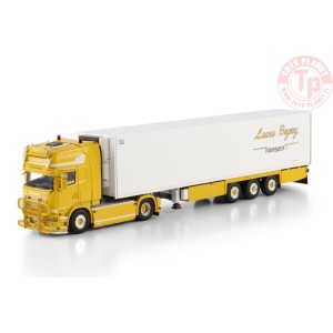 SCANIA STREAMLINE TOPLINE 4X2 REEFER TRAILER - 3 AXLE Lauratrans WSI 01-4612 WSI MODELS