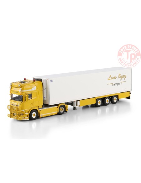 SCANIA STREAMLINE TOPLINE 4X2 REEFER TRAILER - 3 AXLE Lauratrans WSI 01-4612 WSI MODELS