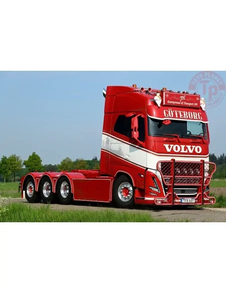 VOLVO FH5 HOOKLIFT SYSTEM 8X4 RIGED TRUCK DRAWBAR WITH HOOKLIFT SYSTEM + ASPHALT CONTAINER - JH Entreprenad & Transport WSI 0...