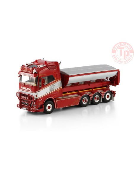 VOLVO FH5 HOOKLIFT SYSTEM 8X4 RIGED TRUCK DRAWBAR WITH HOOKLIFT SYSTEM + ASPHALT CONTAINER - JH Entreprenad & Transport WSI 0...