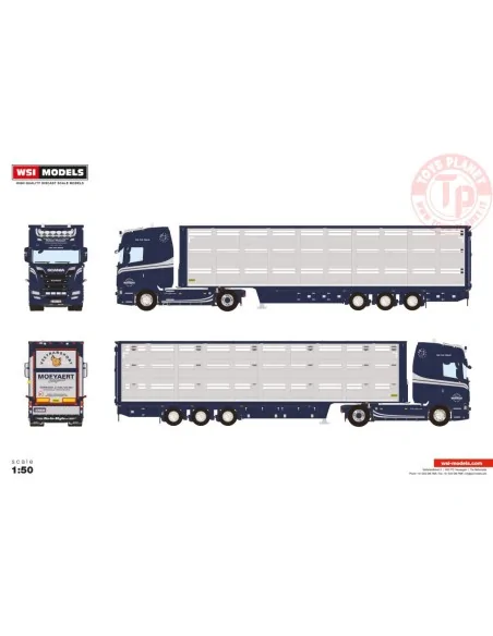 SCANIA S HIGHLINE CS20H 4X2 LIVE STOCK TRAILER - 3 AXLE Moeyaert WSI 01-4608 WSI MODELS SCANIA S HIGHLINE CS20H 4X2 LIVE STOCK TRAILER - 3 AXLE Moeyaert WSI 01-4608 WSI MODELS